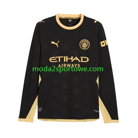 Koszulka Manchester City Wyjazdowe Stroje Piłkarskie 2026/27 Długi Rękaw